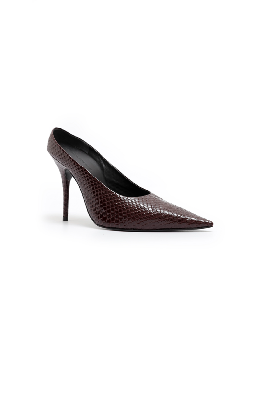 Lule Patent Leather Pumps Dark Wine