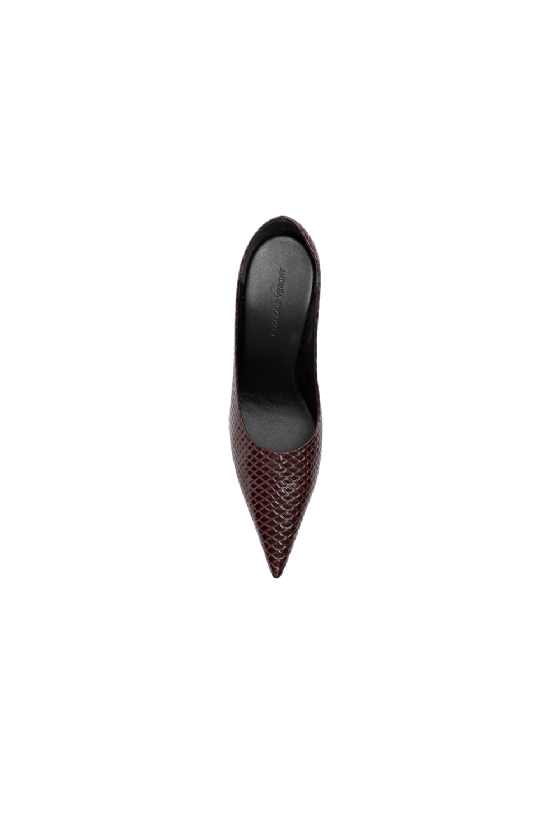 Lule Patent Leather Pumps Dark Wine