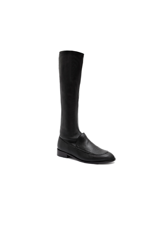 Luci Leather Boot Black