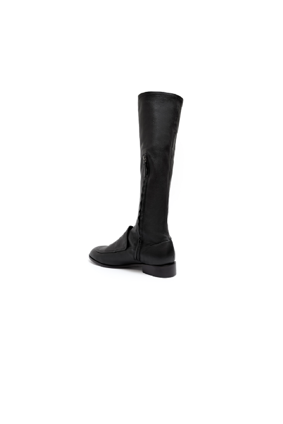 Luci Leather Boot Black