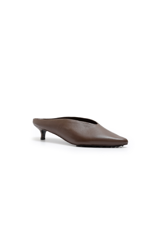 Lantx Leather Mule Ebene Brown