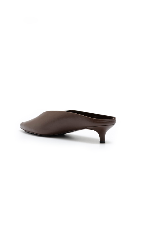 Lantx Leather Mule Ebene Brown