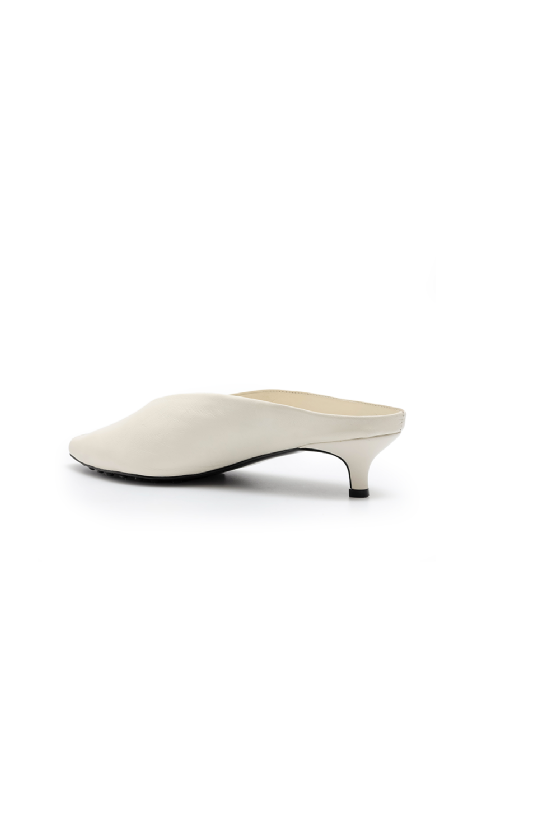 Lantx Leather Mule Off White
