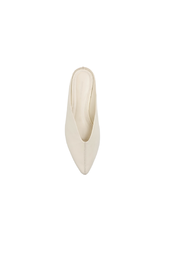 Lantx Leather Mule Off White