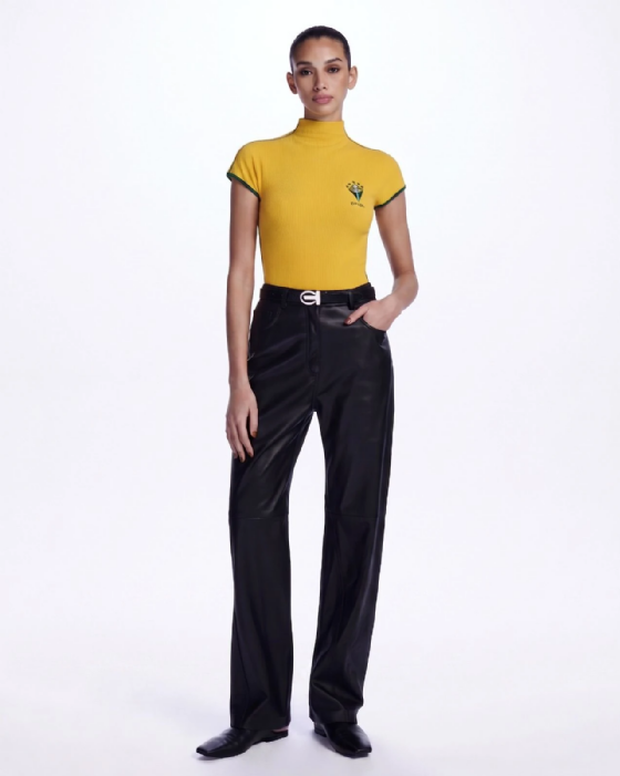 Body Mesh Rib P Brazil Yellow-Green