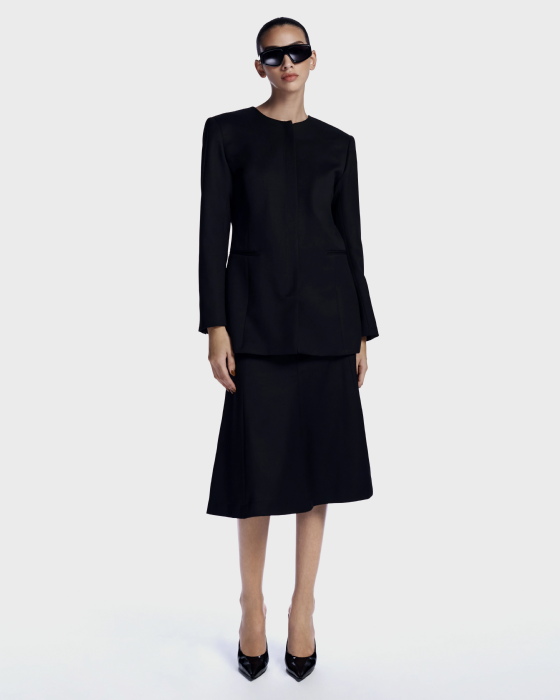 Wool Blazer Black