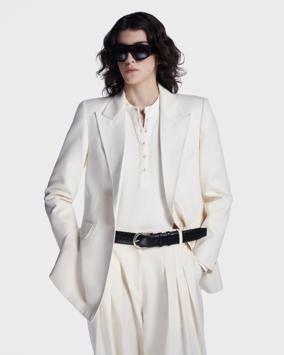 Liana Wool Pants Off White