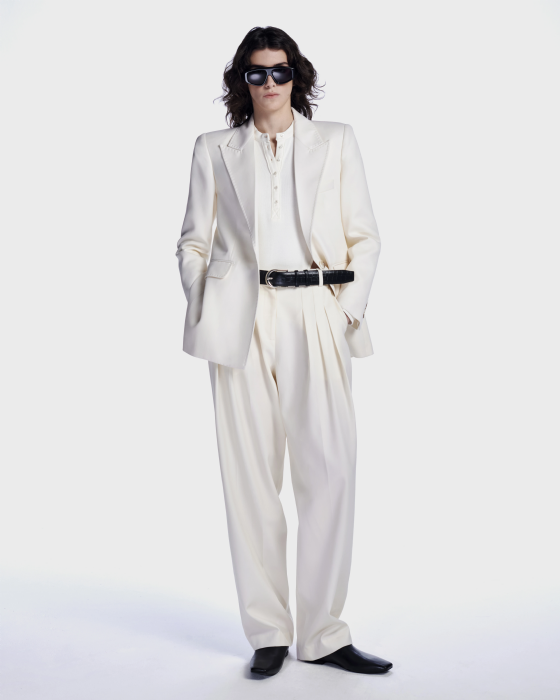 Liana Wool Pants Off White