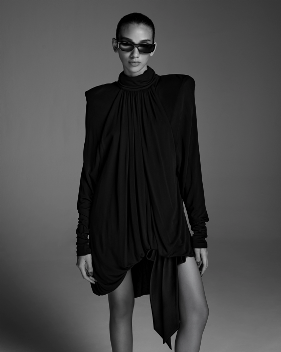 Lima Jersey Blouse Black