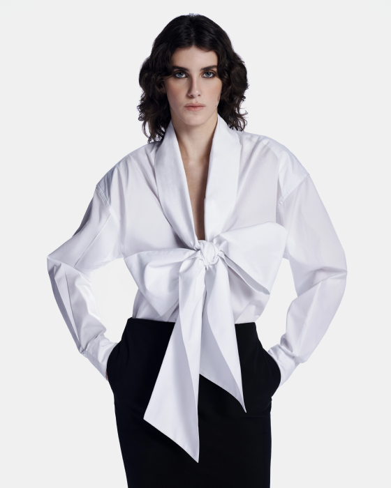 Loisse Tricoline Shirt White