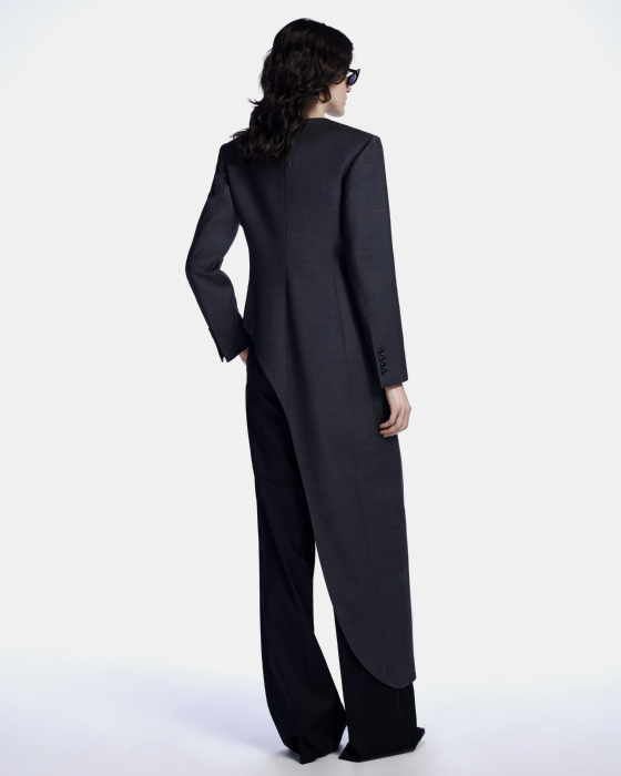  Lilostit Wool Blouse Gris Mélangé
