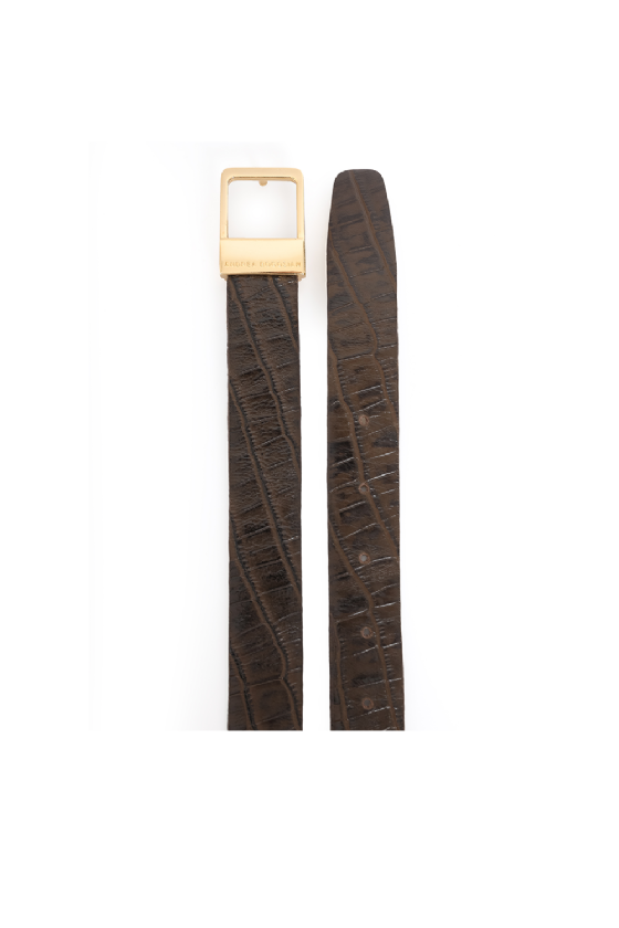 Jandra Leather Belt Deep Brown