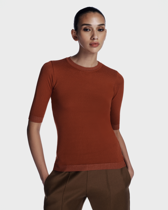 Laminia Knit Blouse Ambar