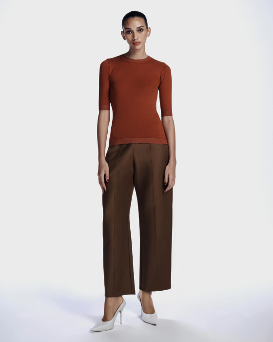 Laminia Knit Blouse Ambar