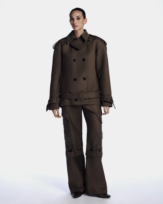 Lasacia Tailored Coat Clay Brown