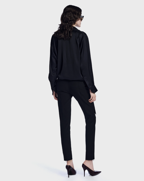 Lenis Silk Shirt Black