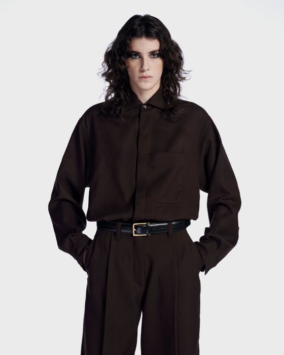 Limus Wool Bermuda Ebene Brown