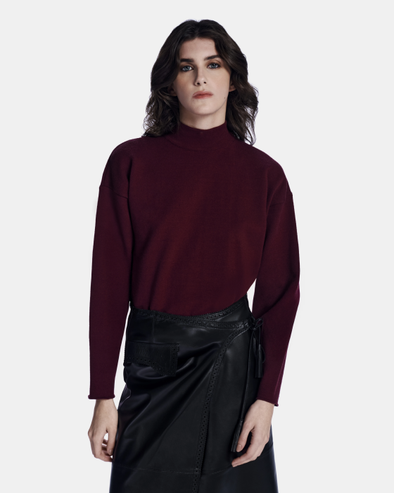 Lancer Leather Skirt Black
