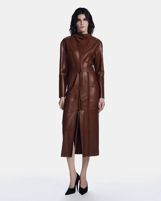  Lemoir Leather Dress Terre