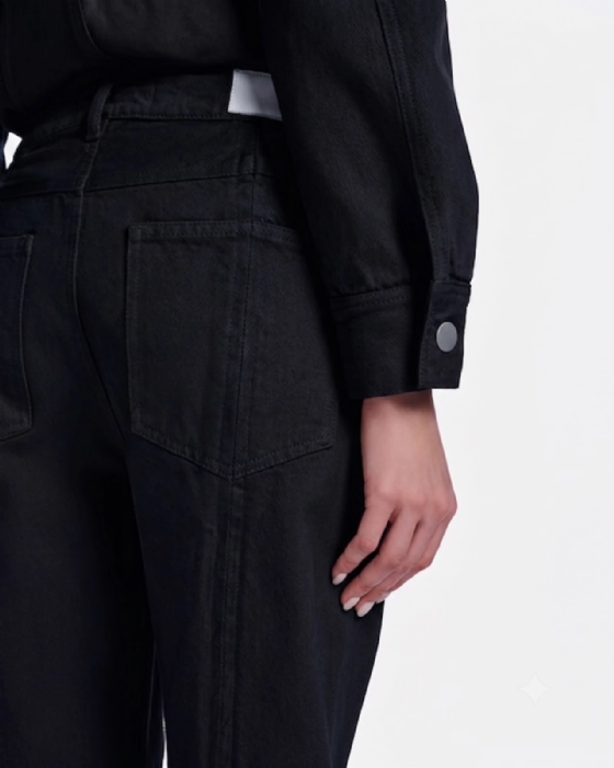 Loeb Twill Pants Black