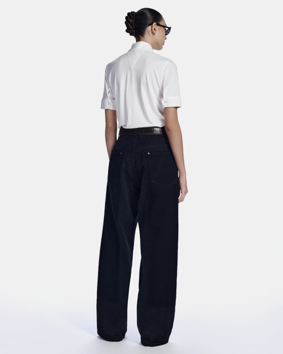 Liquet Knit Blouse Off White