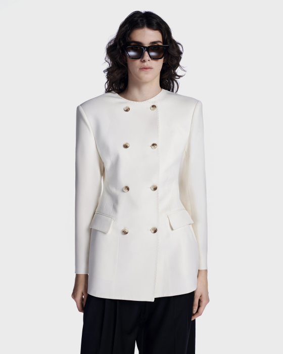  Liliane Wool Blazer Off White