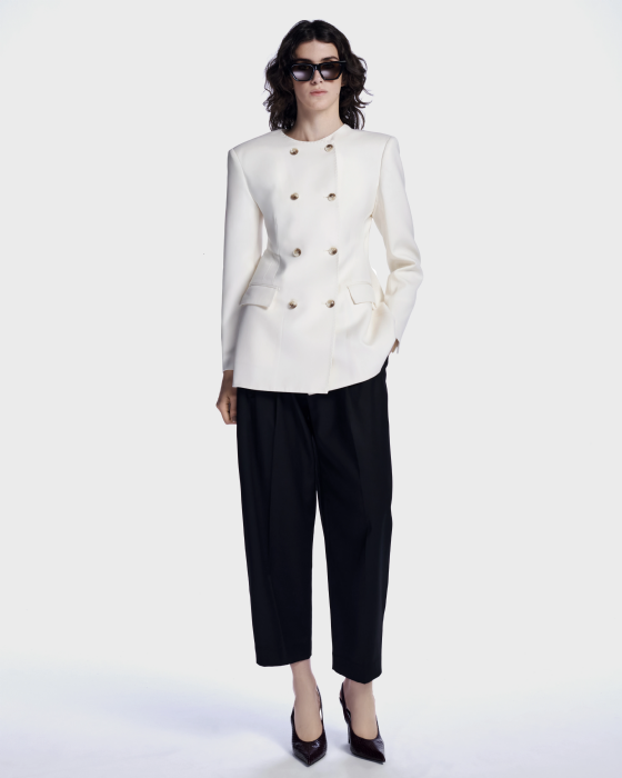  Liliane Wool Blazer Off White