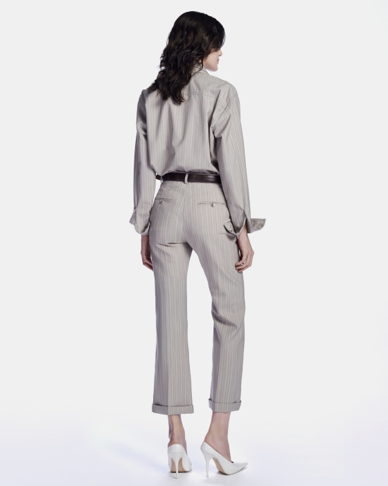  Wool Pants Lensa Taupe Gris