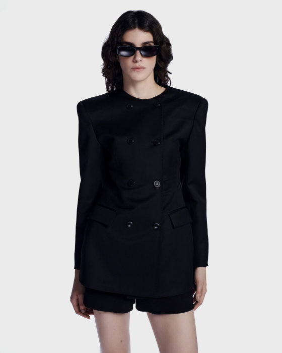 Lem Wool Shorts Black