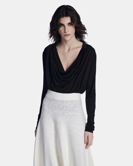 Knitted Skirt Off White