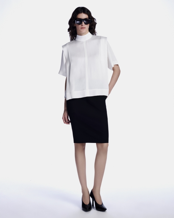 Lorraine Wool Shirt Black