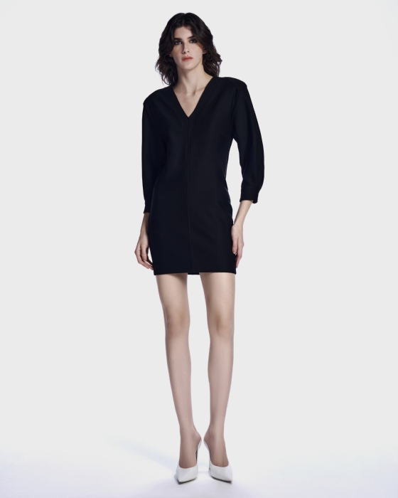  Lareth Knit Dress Black