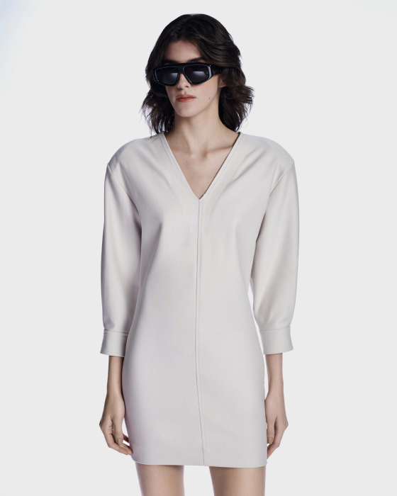  Lareth Knit Dress Off White