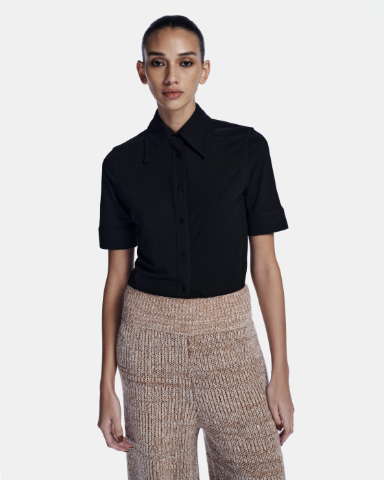 Leiz Knit Pants Melange Camel