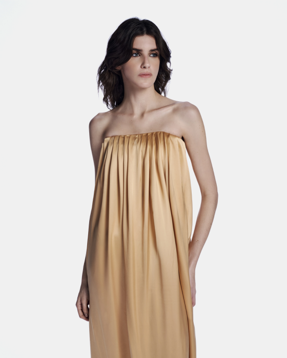 Lizin Silk Dress Sand
