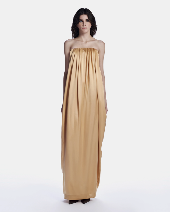 Lizin Silk Dress Sand