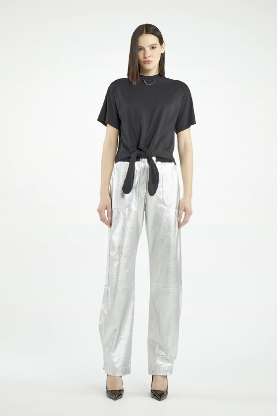  Eliya Knit T-Shirt Black