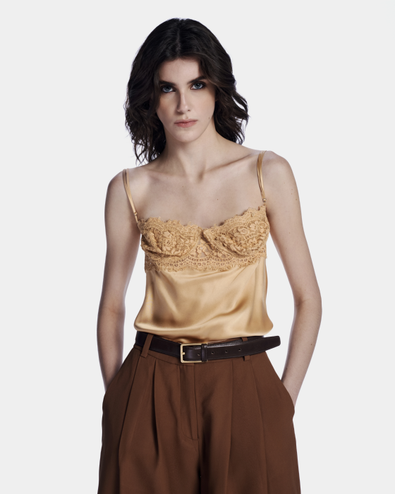  Silk Tank Top Legend Sand