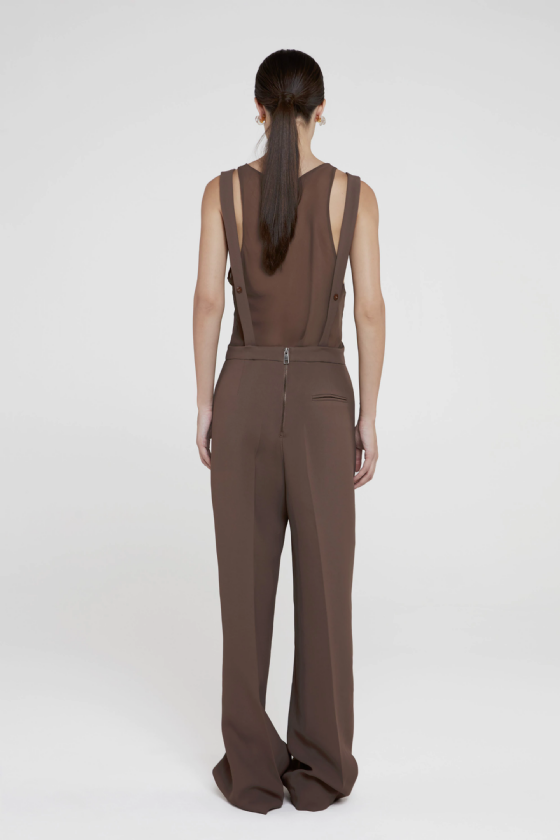 Ilipa Tailored Jumpsuit Nut Brown