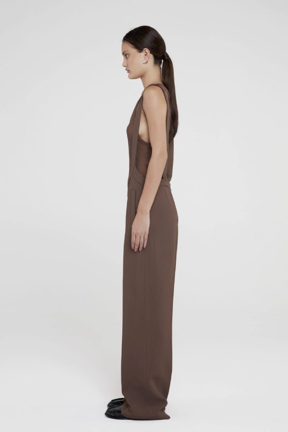 Ilipa Tailored Jumpsuit Nut Brown