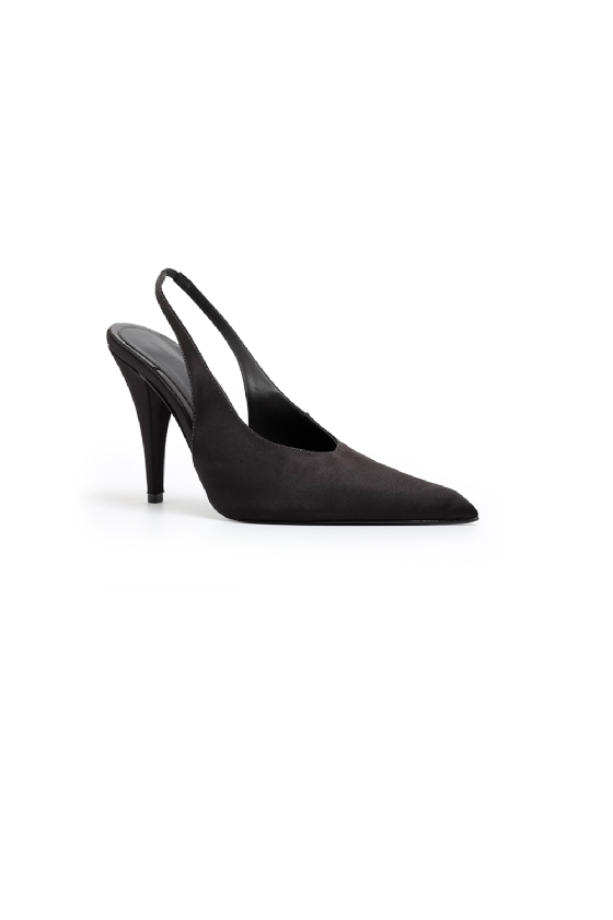 Loiza Satin Pump Black