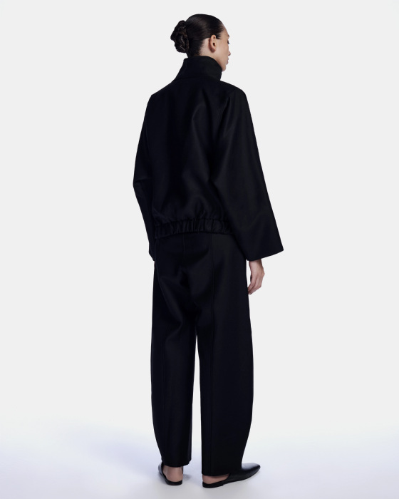 Lecrerc Wool Coat Black
