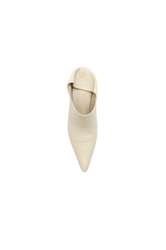 Malai Leather Mule White