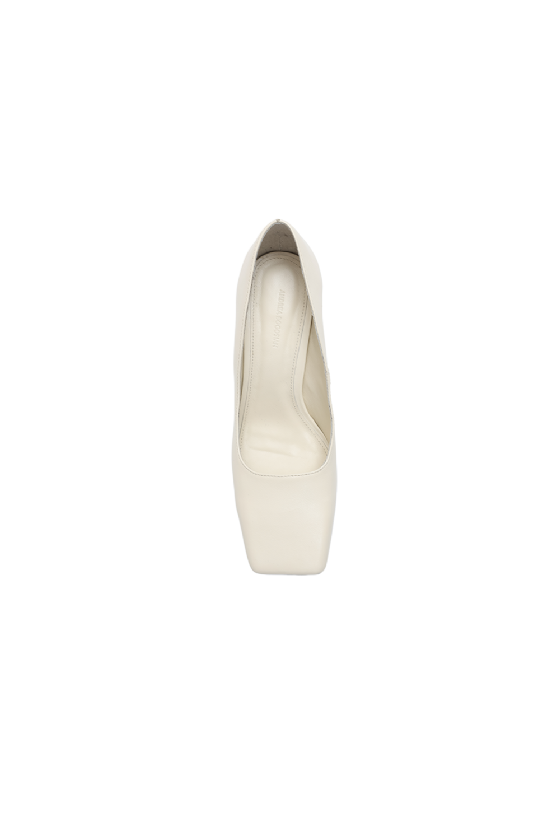 Madrad Leather Pumps Off White