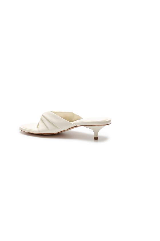 Mapete Leather Sandal Off White