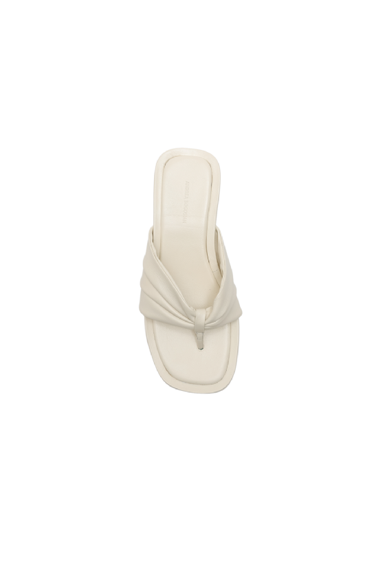 Mapete Leather Sandal Off White