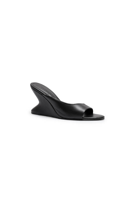 Mouv Leather Sandal Black