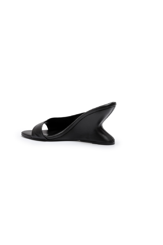 Mouv Leather Sandal Black