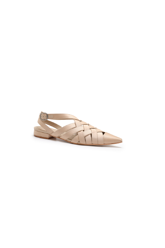 Miane Satin Shoe Etoupe