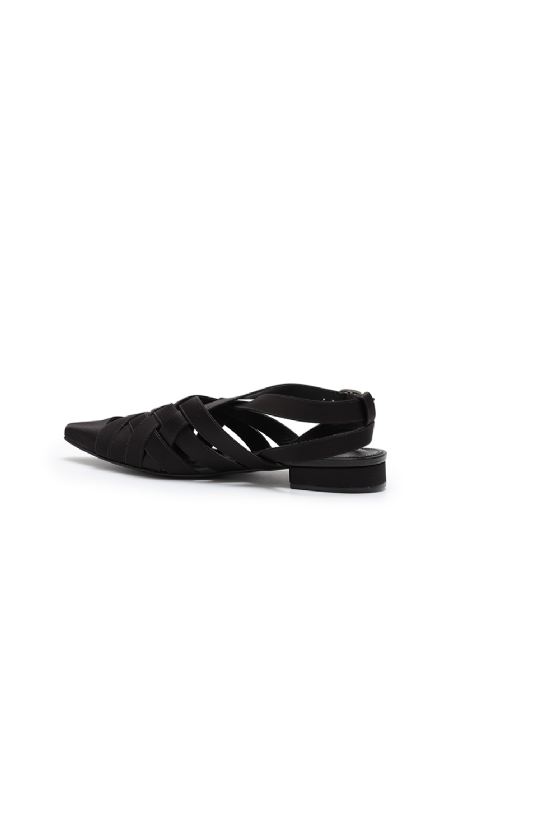 Miane Satin Shoe Black
